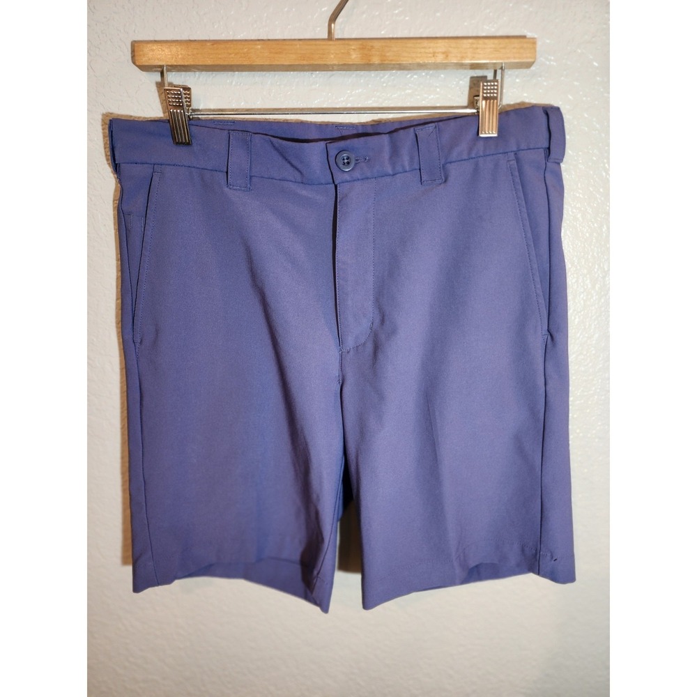 Roundtree & Yorke Performance Men's Golf Shorts, Size 32, Inseam 9", Purple